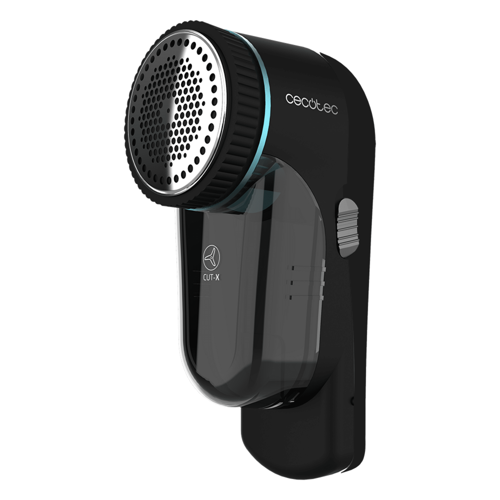 Cut-X 4500 Garment Kleiderfusselentferner mit wiederaufladbarem Akku bis zu 45 Minuten Autonomie, Sicherheitssystem, 8800 Umdrehungen pro Minute, verstellbarem Kopf und Reinigungsbürste. Enthält Drahtspeicher.