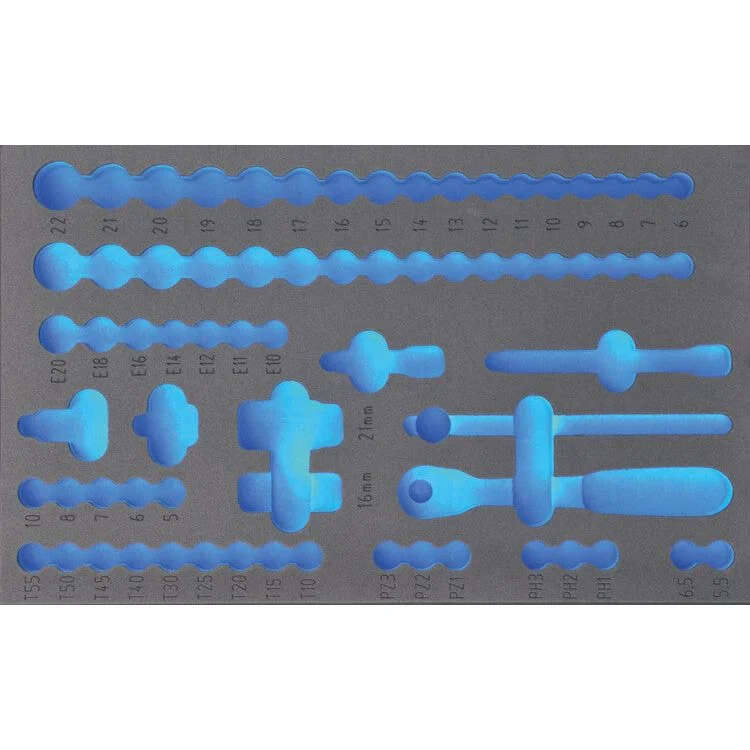 Deltach FOAM-Modul leer, für 130071 (3/8" Steckschlüsselsatz) 130905