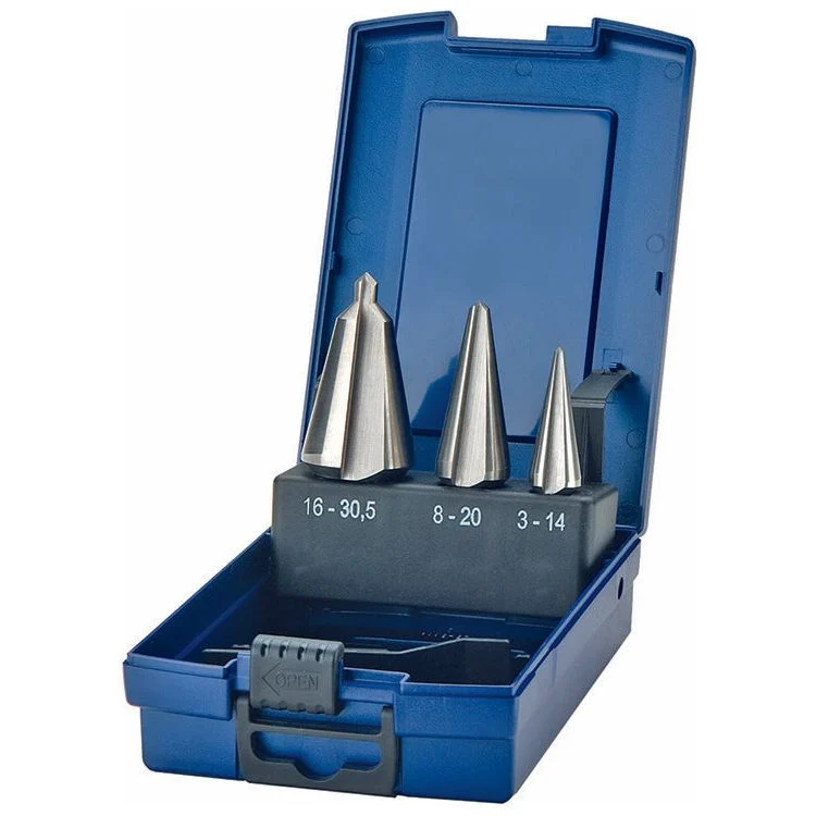 Deltach Konischer Blechbohrersatz Edelstahl, 3-teilig 734132