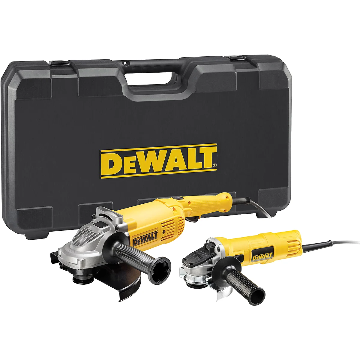 DEWALT Winkelschleifer Doppel-Set 230 /125mm 2200 Watt /900 Watt