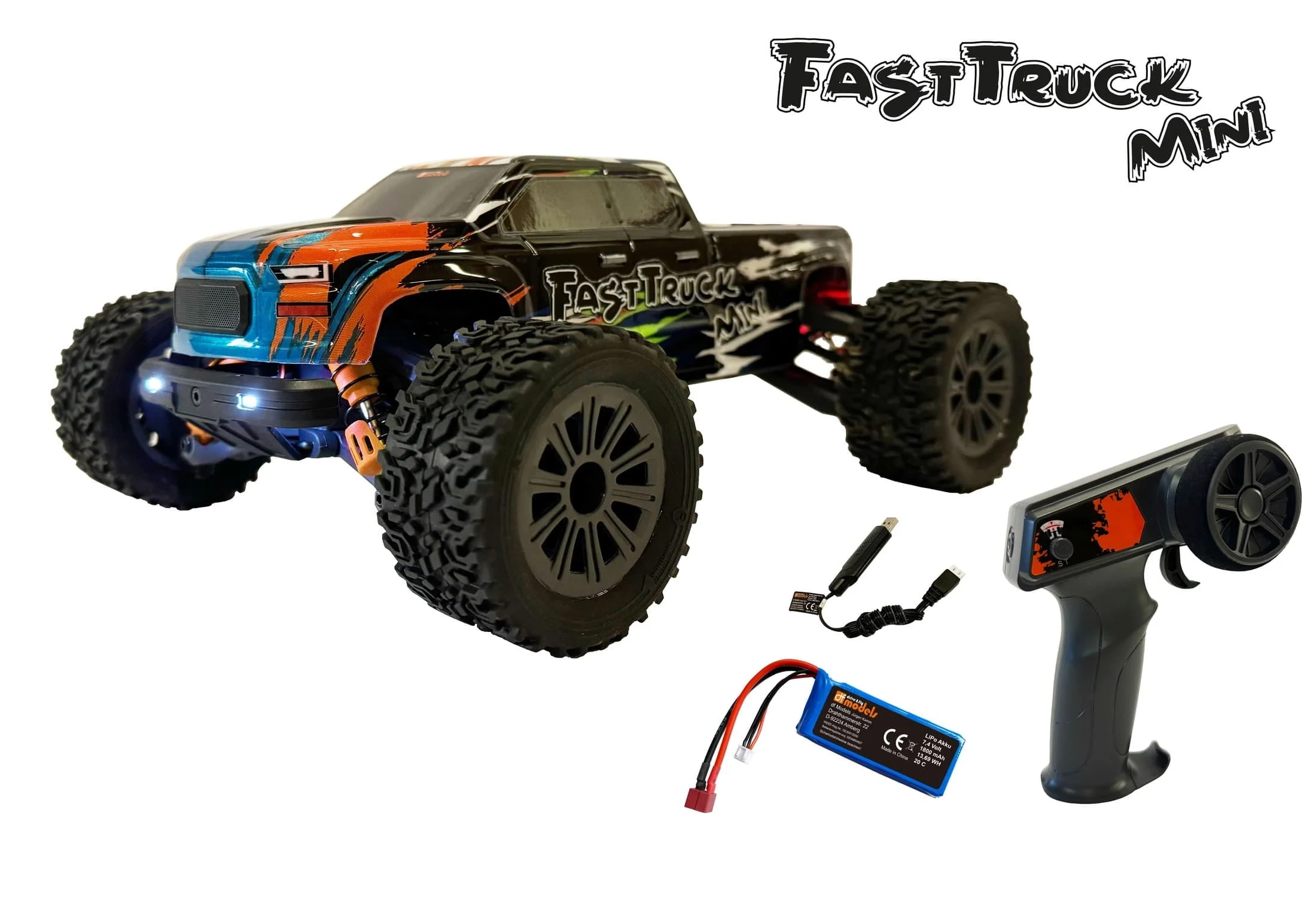 DF Models RC FastTruck Mini 1:16 4WD RTR