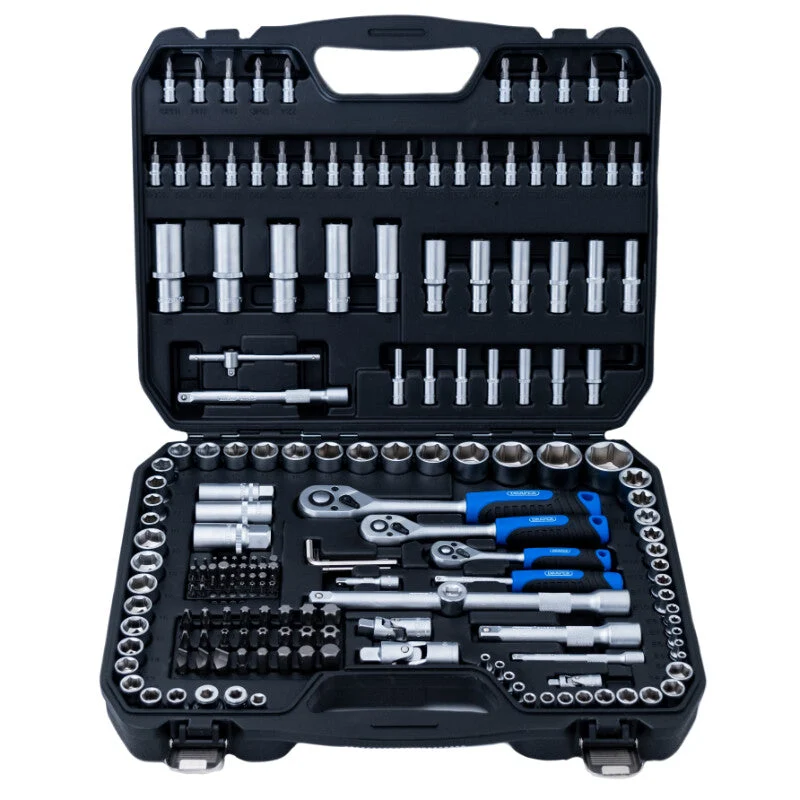 Draper Tools 1/4" +3/8" +1/2" Steckschlüssel-Satz, 188 Teile D08544