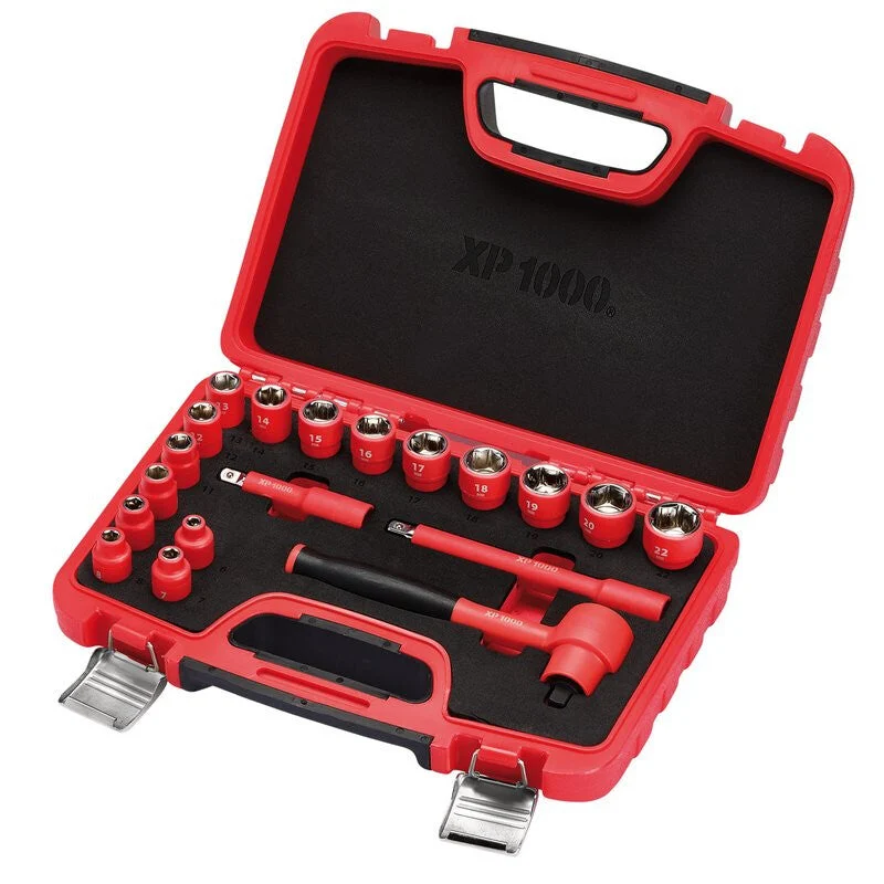 Draper Tools XP1000 3/8" Steckschlüssel-Satz, VDE, 19-tlg. D16306