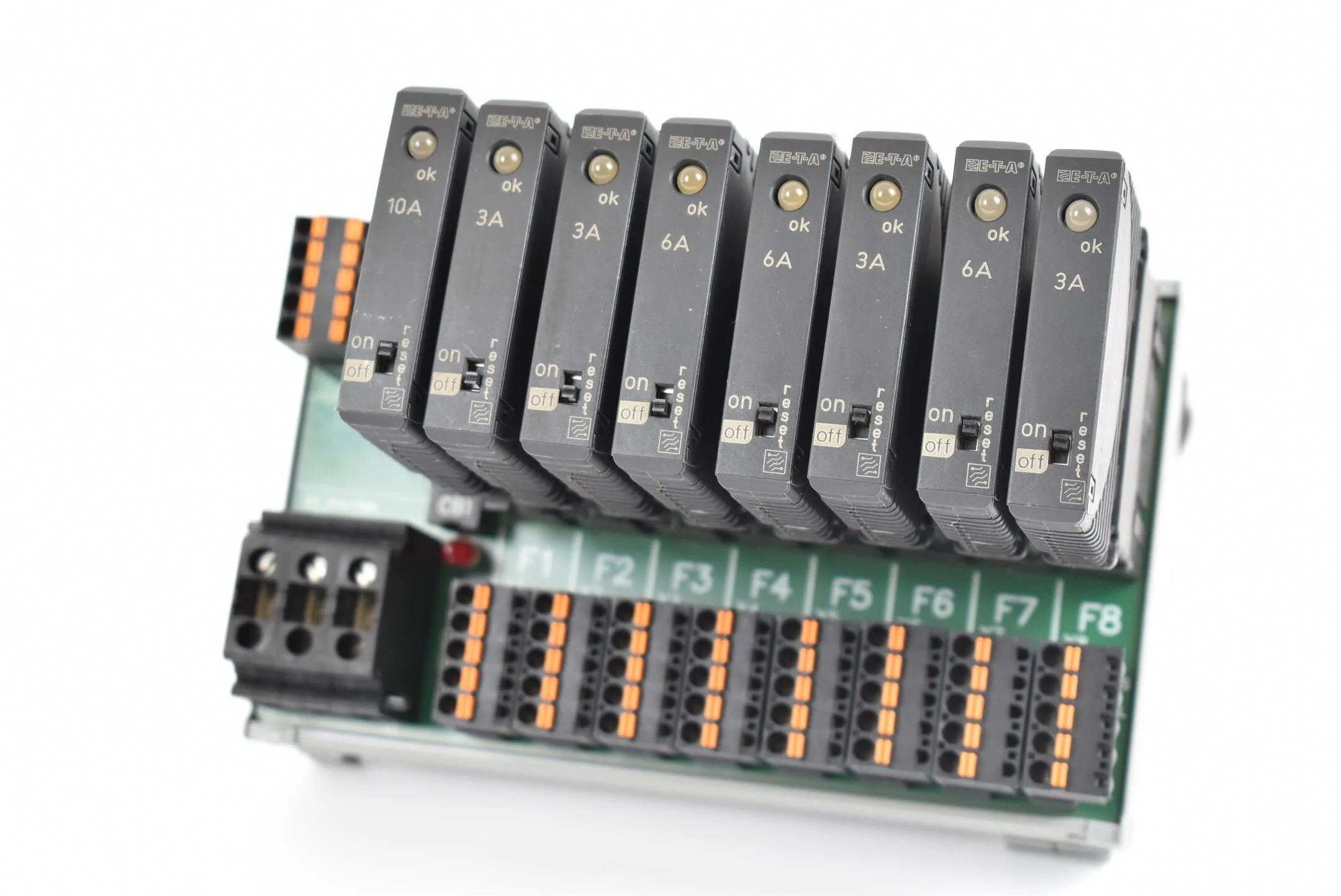 E-T-A ETA Elektronischer Stromverteiler konfiguriert SVS02-08