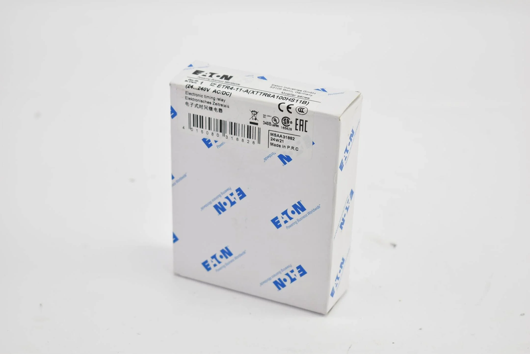 Eaton elektronisches Zeitrelais 1 W ETR4-11-A ( XTTR 6A100HS11B )