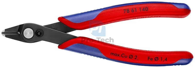 Electronic Super Knips XL Zange geschwärzt 140mm KNIPEX 13386
