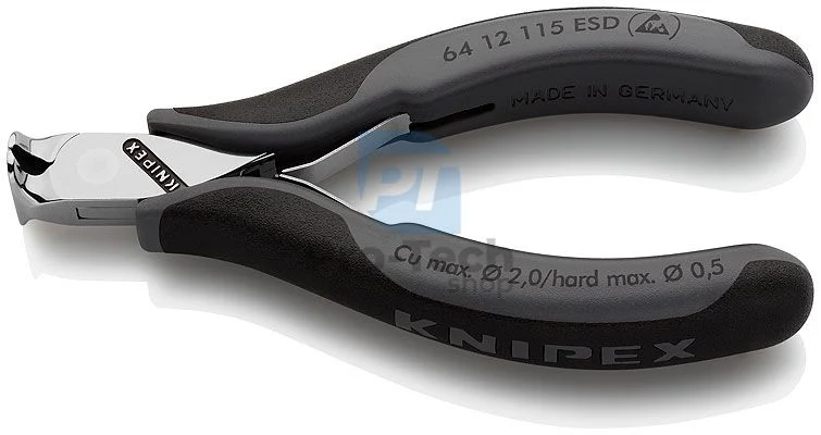 Elektronikschulungszange frontal 115mm ESD KNIPEX 13456
