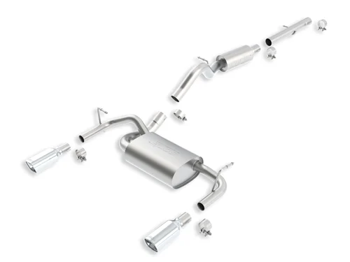 Endtopf mit Endrohren und doppeltem Endstück2.8-L. Diesel + 3.6-L.Edelstahl