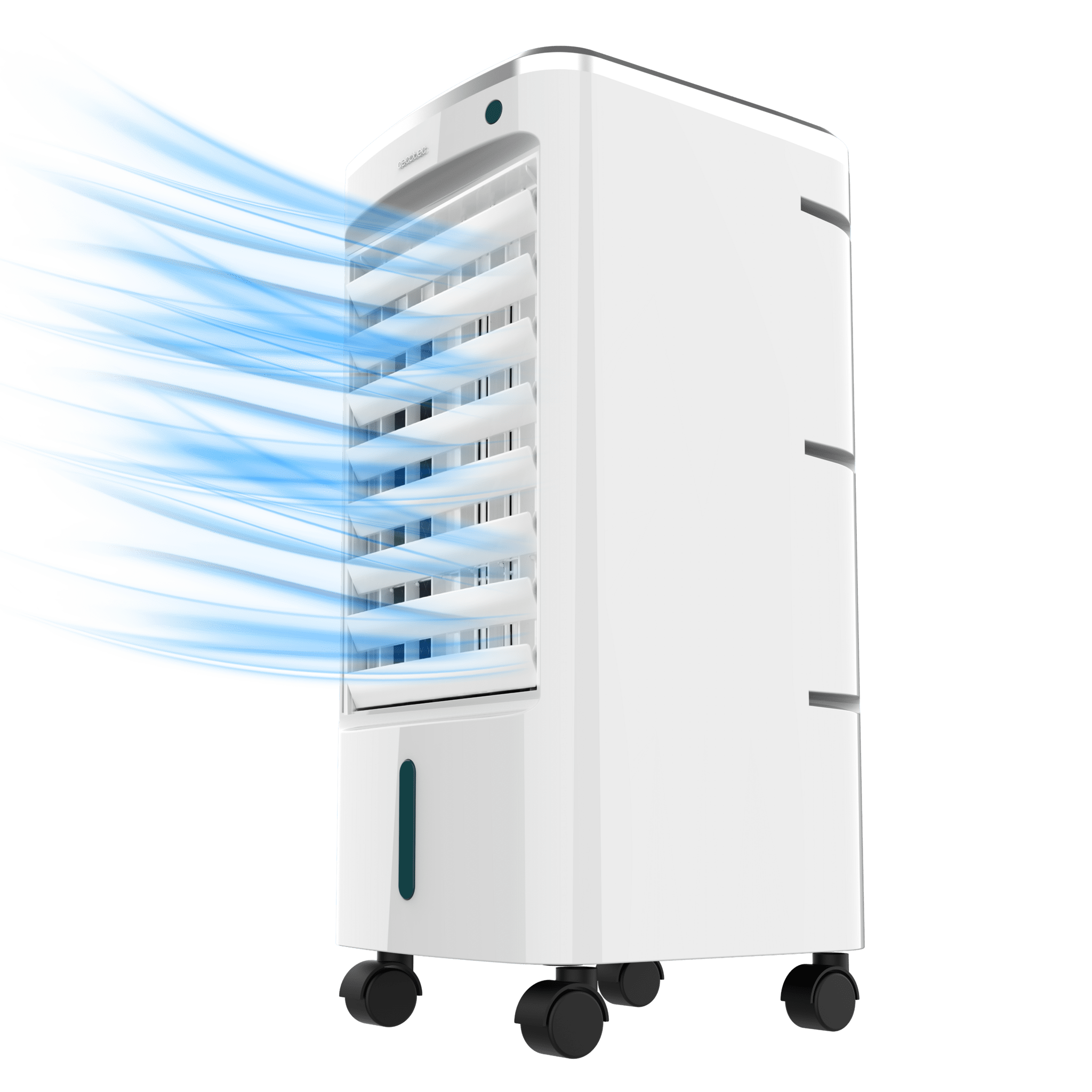 EnergySilence 3500 Cool Compact 65 W Verdunstungsklimaanlage, 3,5 Liter Tankinhalt, 3 Geschwindigkeiten und Oszillation.