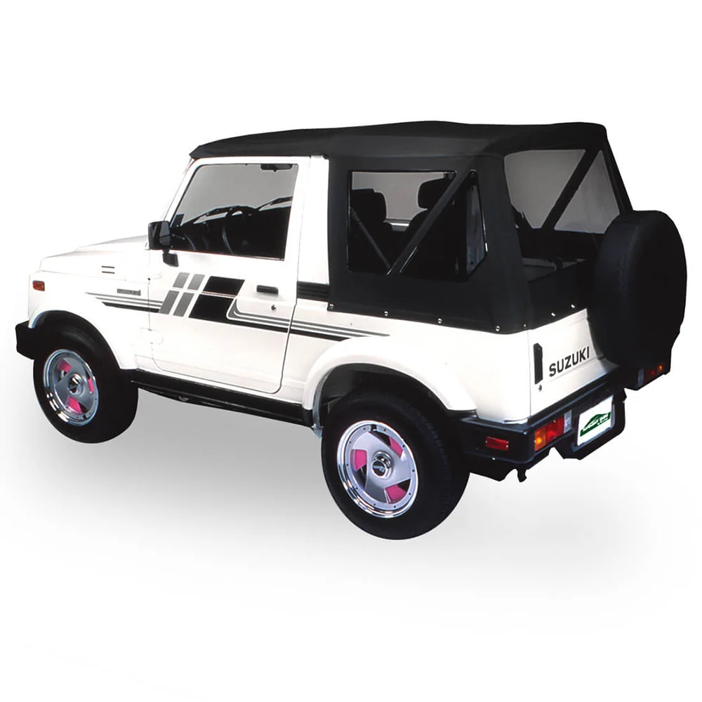 Ersatz-Softtop Pavement Endsohne Gestänge ohne SteckfensterBlack Denim