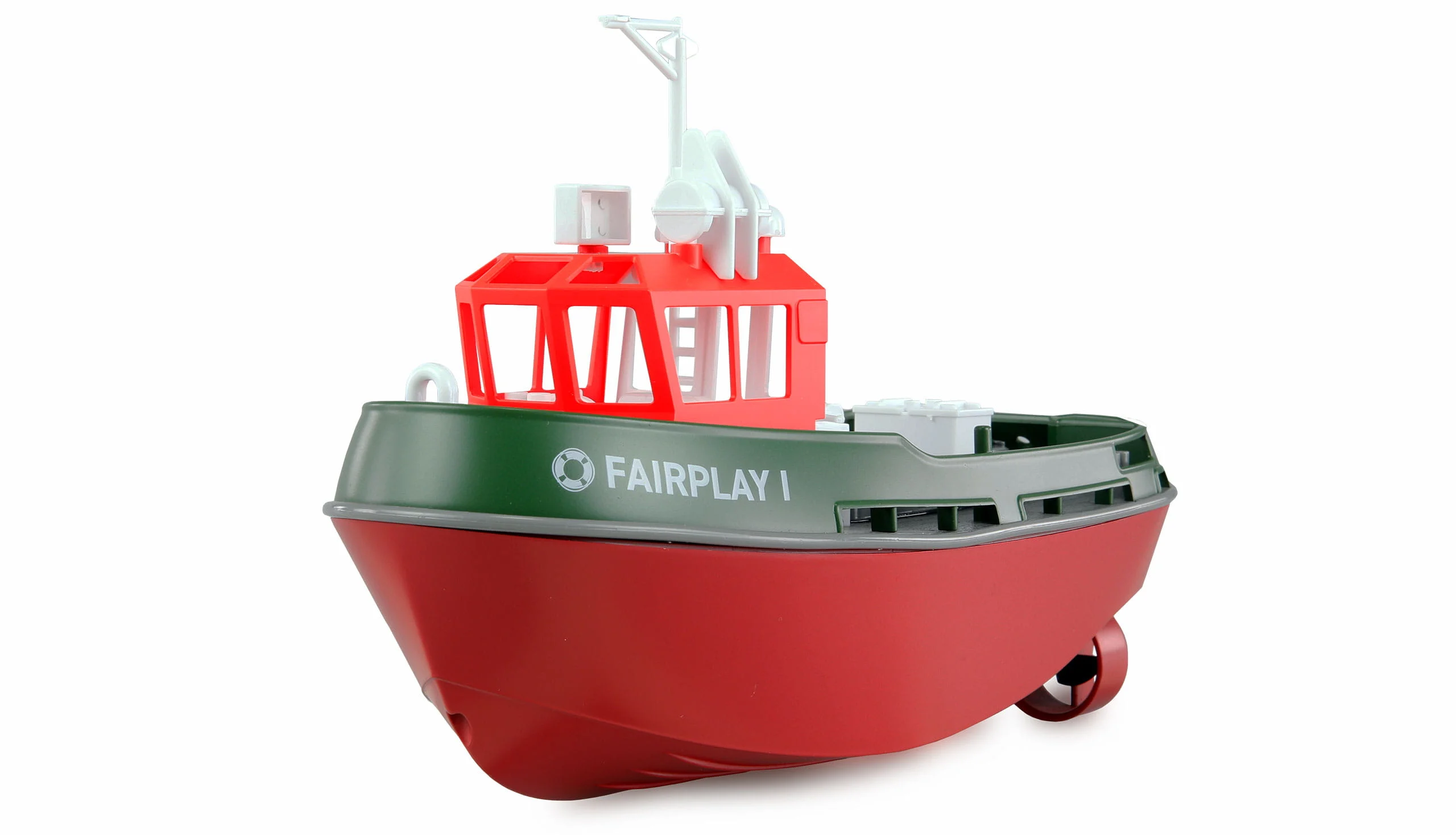 Fairplay I Schlepper Boot 1:72 RTR mit LED und Zubehör - RC Modellboot für Einsteiger
