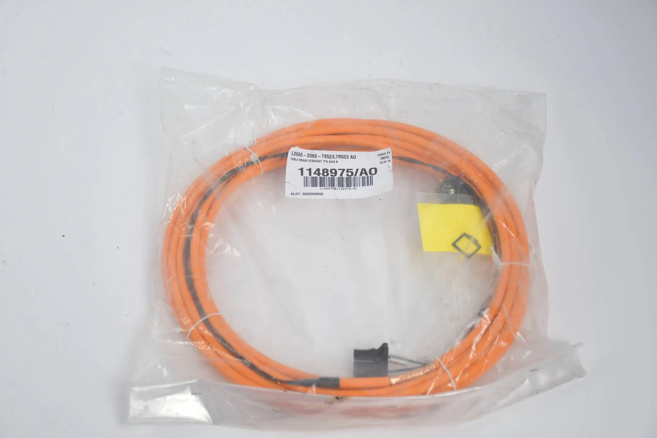 Fanuc LTD. cable brake straight LX660-2060-T852/L7R503 AO