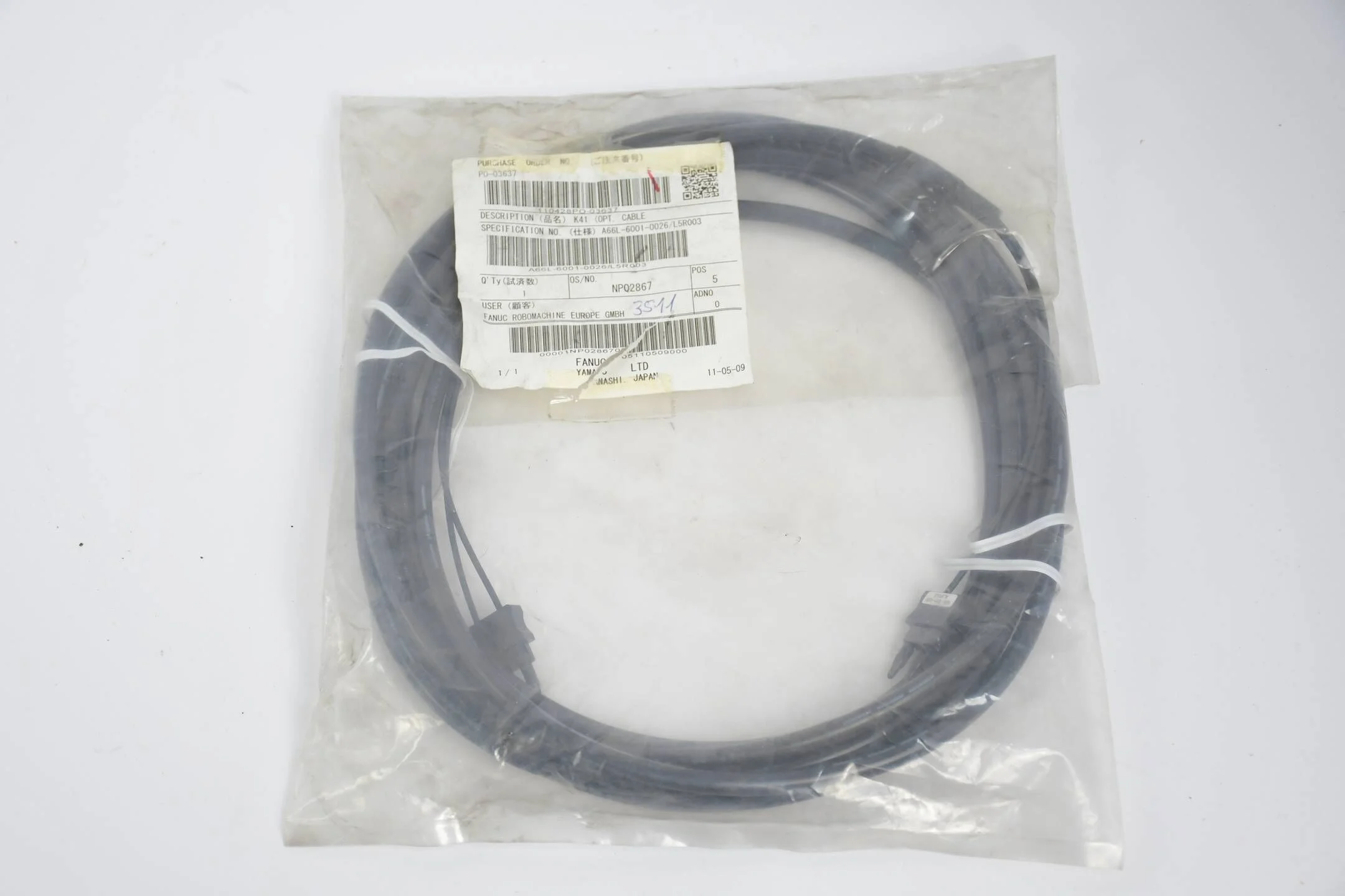 Fanuc LTD. GlasfaserkabelA66L-6001-0026/L5R003