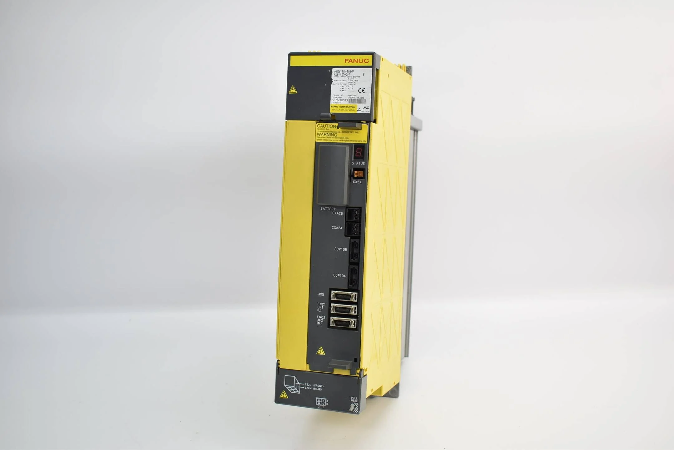Fanuc Servo Amplifier aiSV 40/40HV A06B-6124-H207 Vers. B