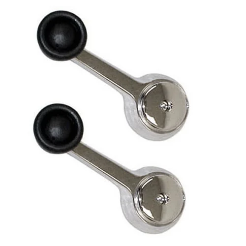 Fensterkurbelsetrechts + links Chrom