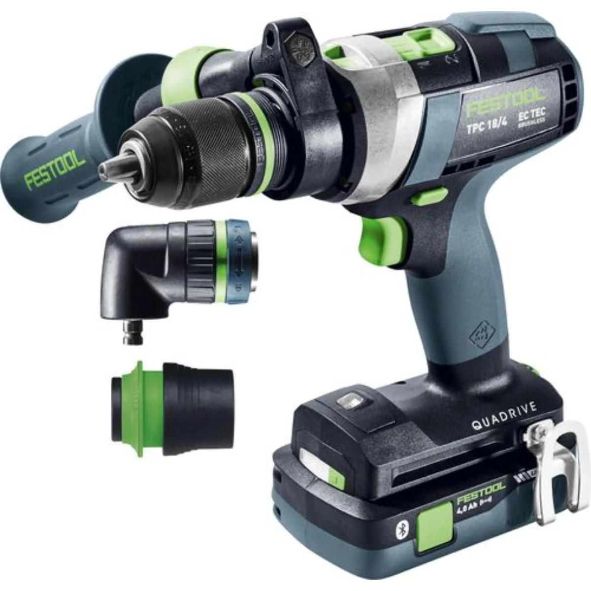 Festool Akku-Schlagbohrschrauber QUADRIVE TPC 18 /4 5,2 /4,0 I-Set