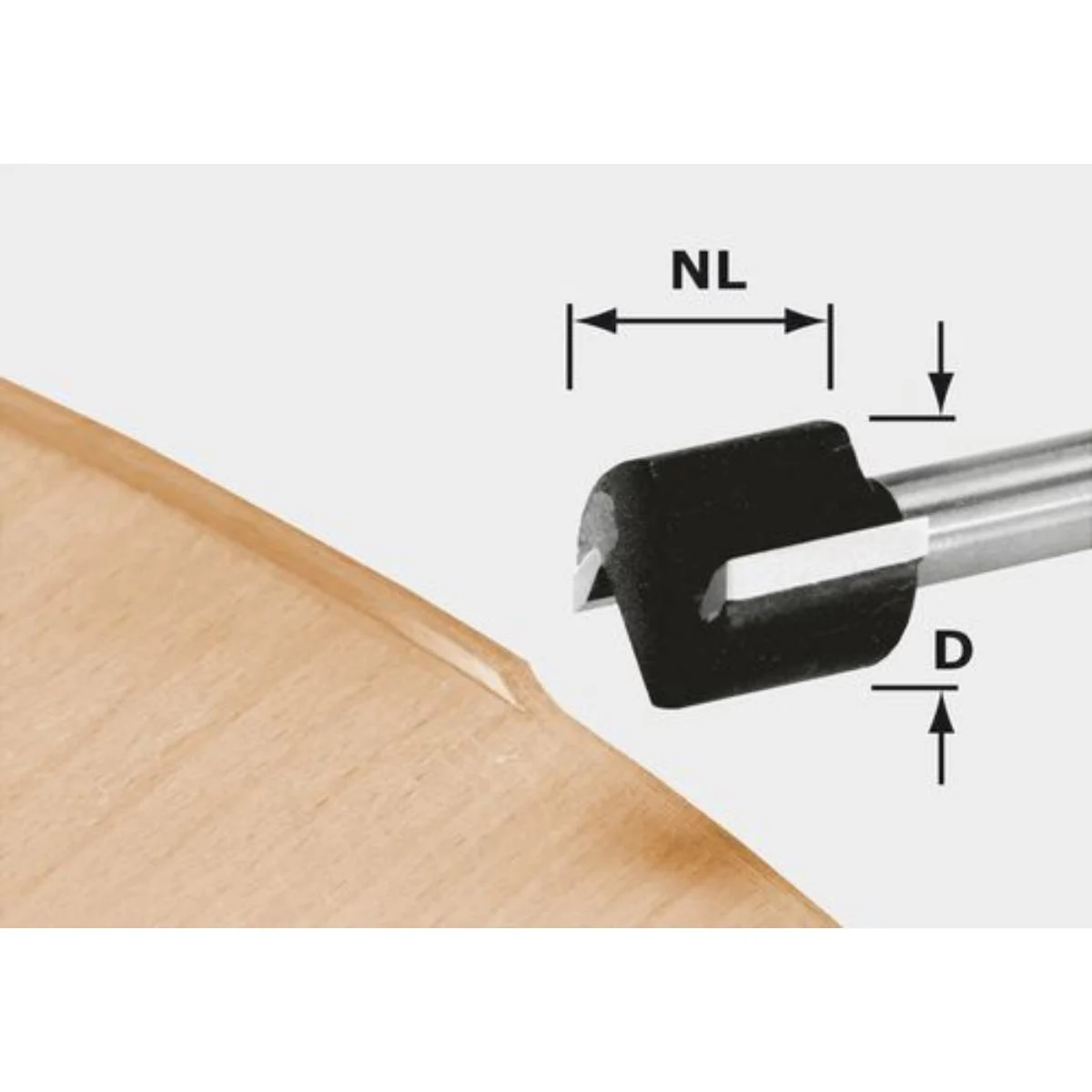 Festool Bündigfräser HW D 19 /16 S8 OFK 700