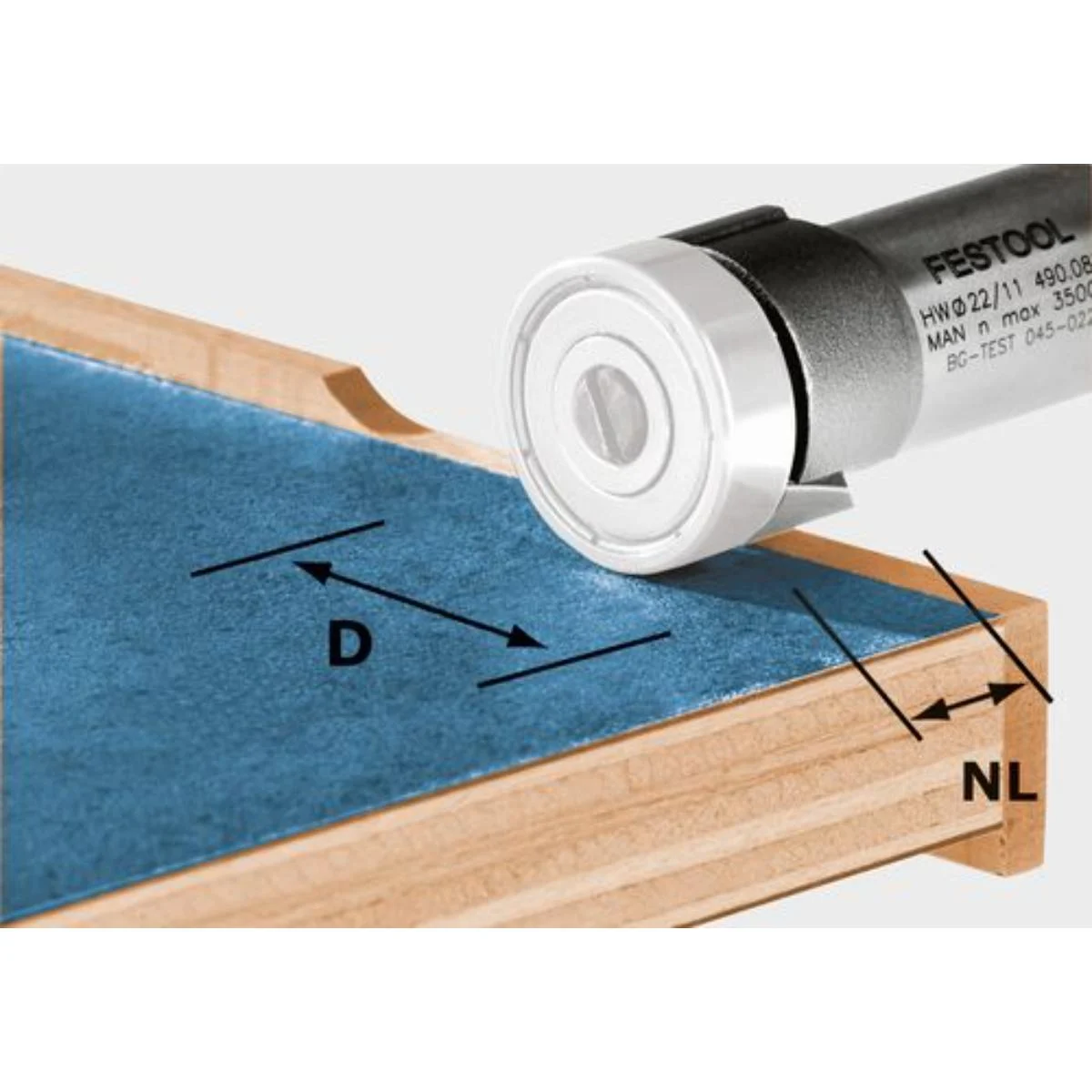 Festool Bündigfräser HW D22 /8-OFK