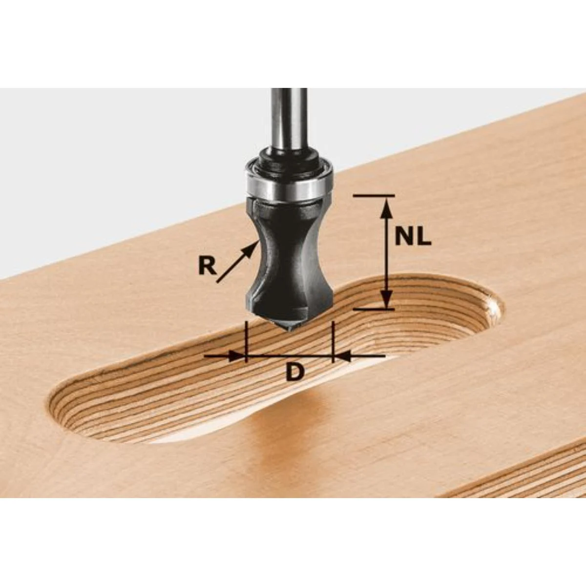 Festool Griffleistenfräser HW S8 R16 /NL32