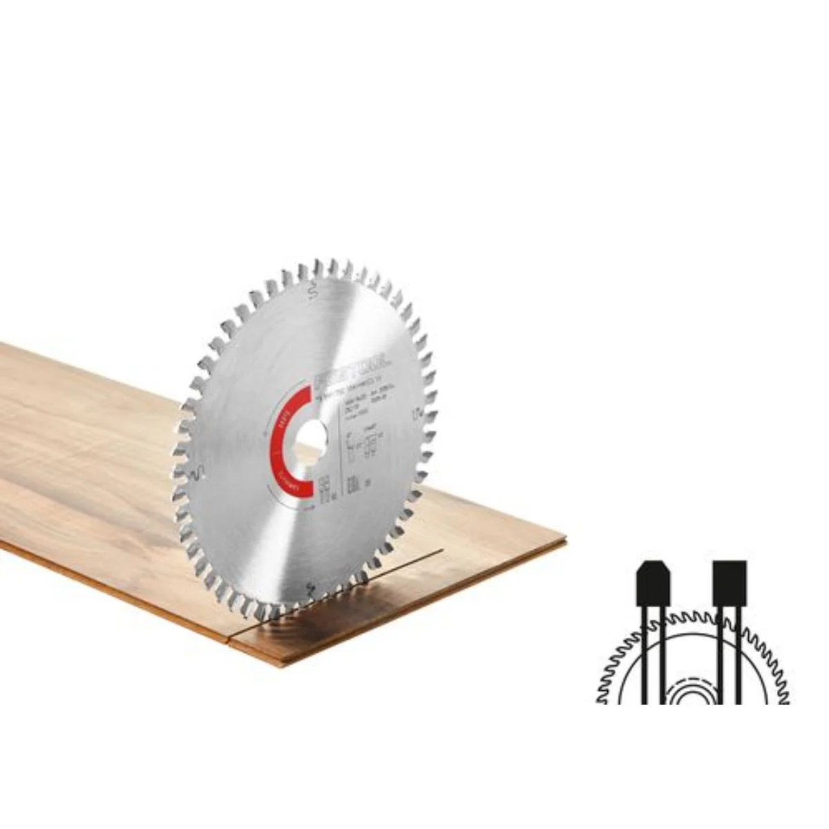 Festool Kreissägeblatt LAMINATE /HPL HW 160x1,8x20 TF52