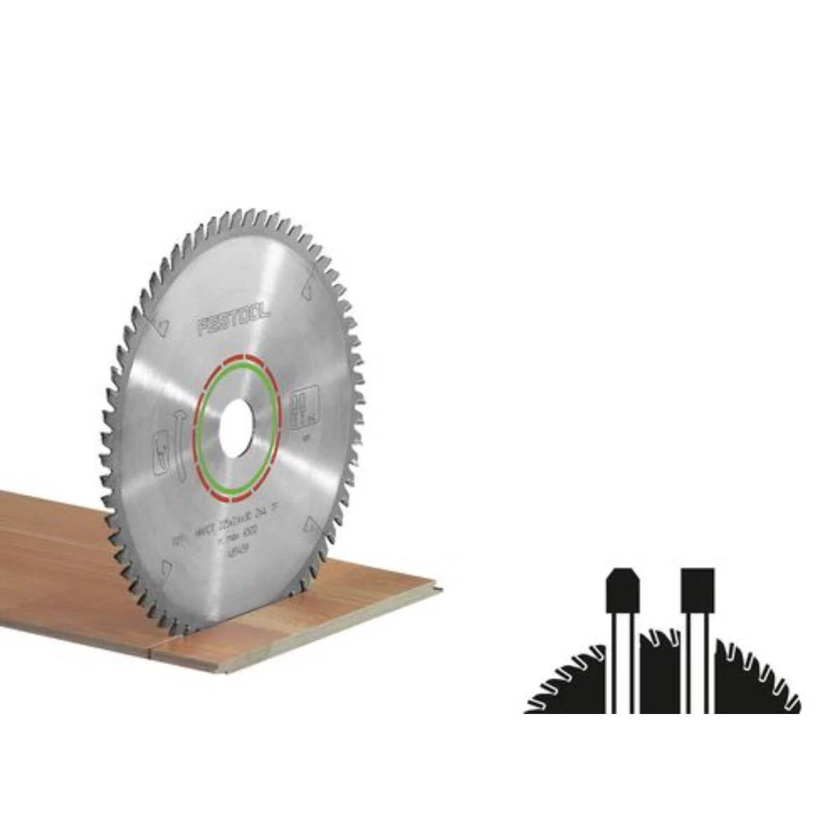 Festool Kreissägeblatt LAMINATE /HPL HW 225x2,6x30 TF64
