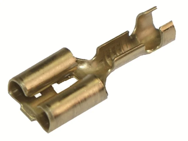 Flachsteckhülse mit Arretierung 6,3 x 0,8/0,5-1,0 100 Stk