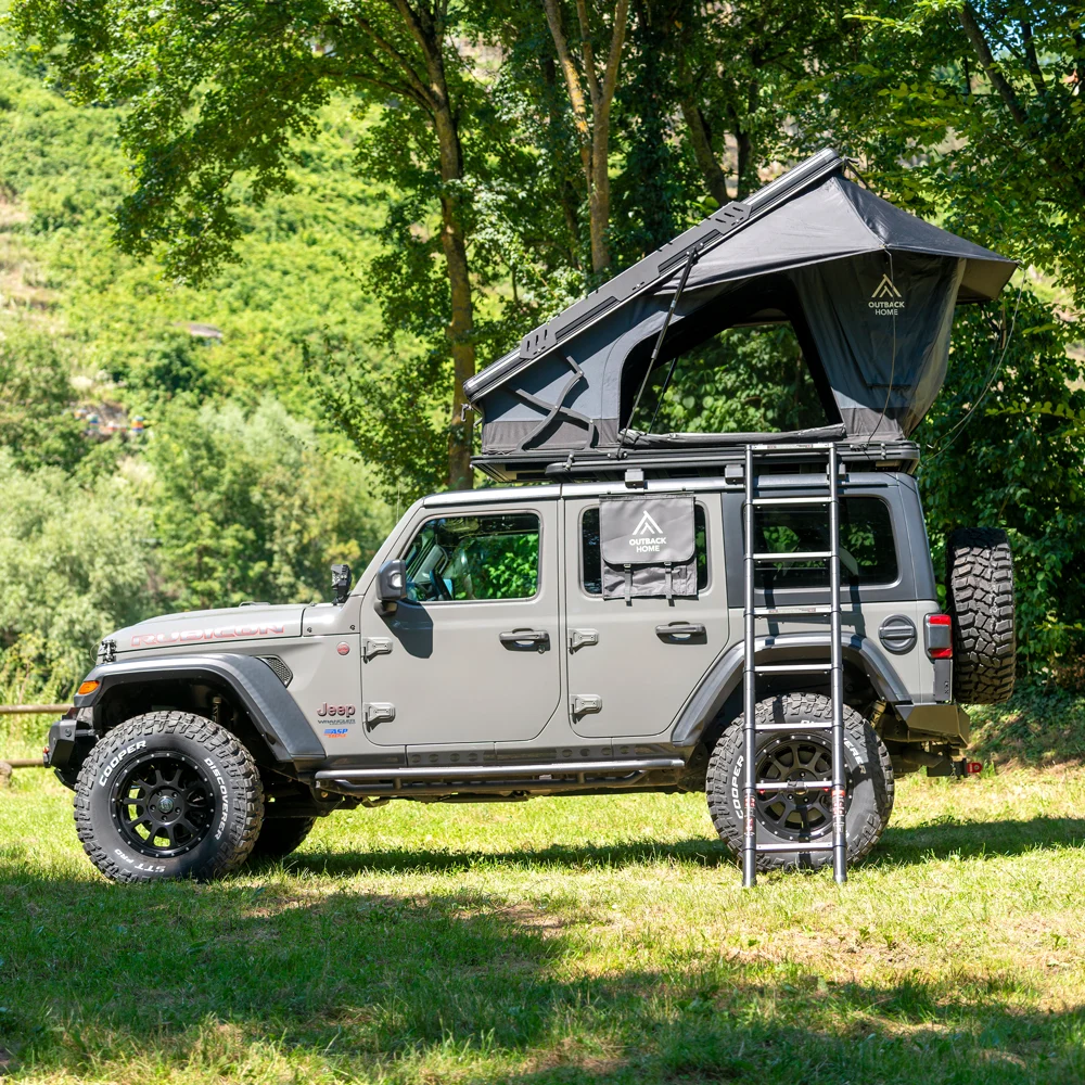 Flatland Gen2 Dachzelt Hartschale125cm schwarz / dunkel GrauOutback Home