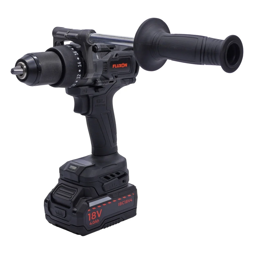 Fluxon 18V Profi Akkuschlagbohrschrauber, Brushless Schlagbohrmaschine