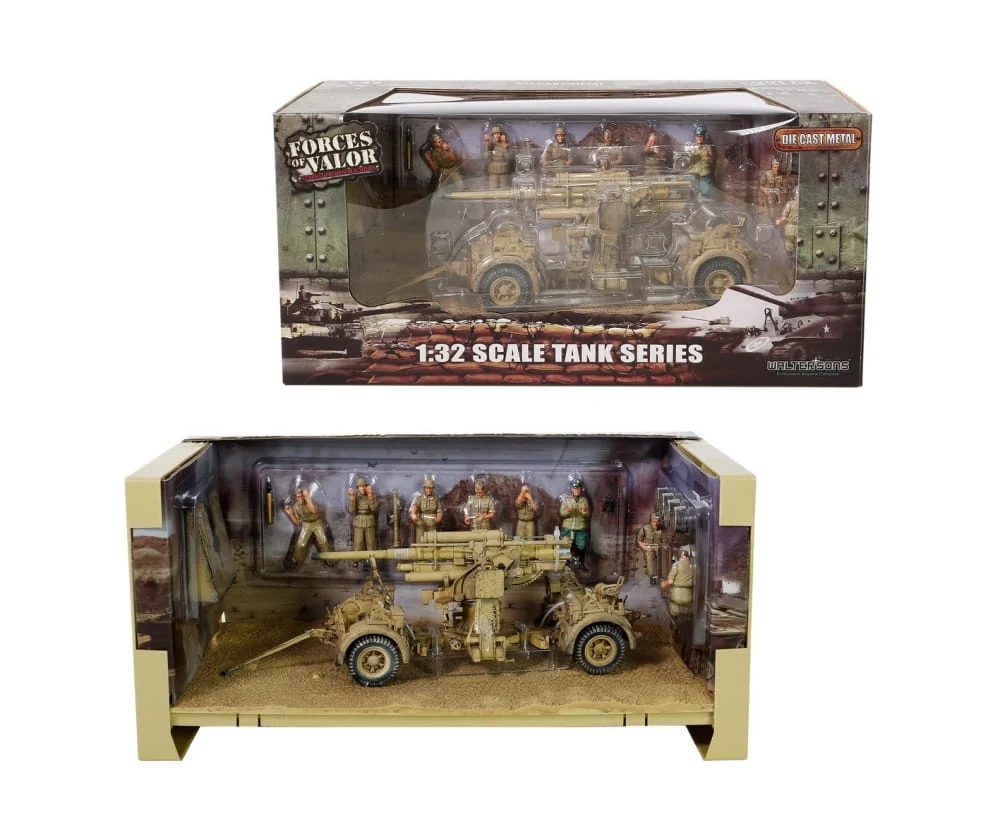Forces of Valor 1:32 Dt. Flak 36/18 m. Sd. 202 Anh. DAK
