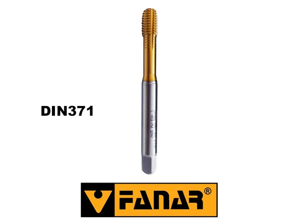 Formgewindebohrer UNF 3/8 x 24 HSSE TiN 2BX, DIN371, FANAR