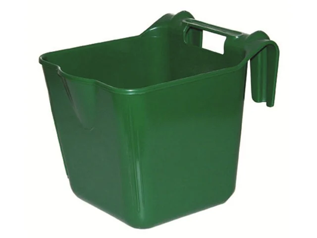 Futtertrog 13 Liter zum Einhängen grün