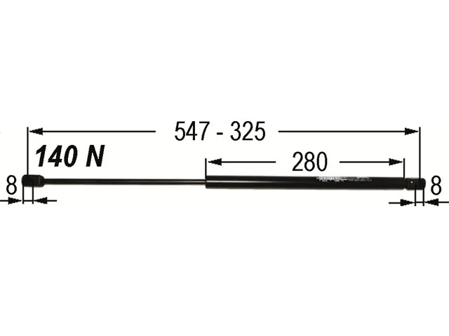 Gasdruckfeder Türe 5147419 zu Fiat