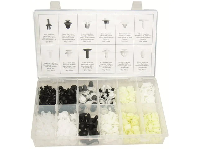 Halter-Sortiment für Peugeot/Citroen 345 Stk