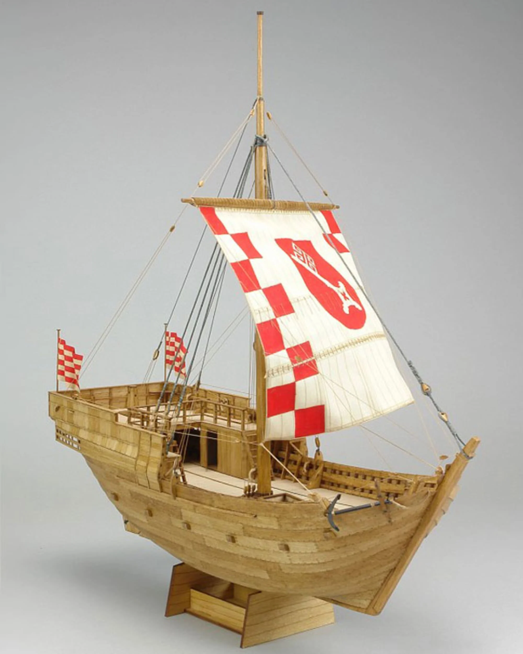 Hanse Kogge von Bremen 1380 Modellbausatz 1:72 - Laser-Cut Holzschiff