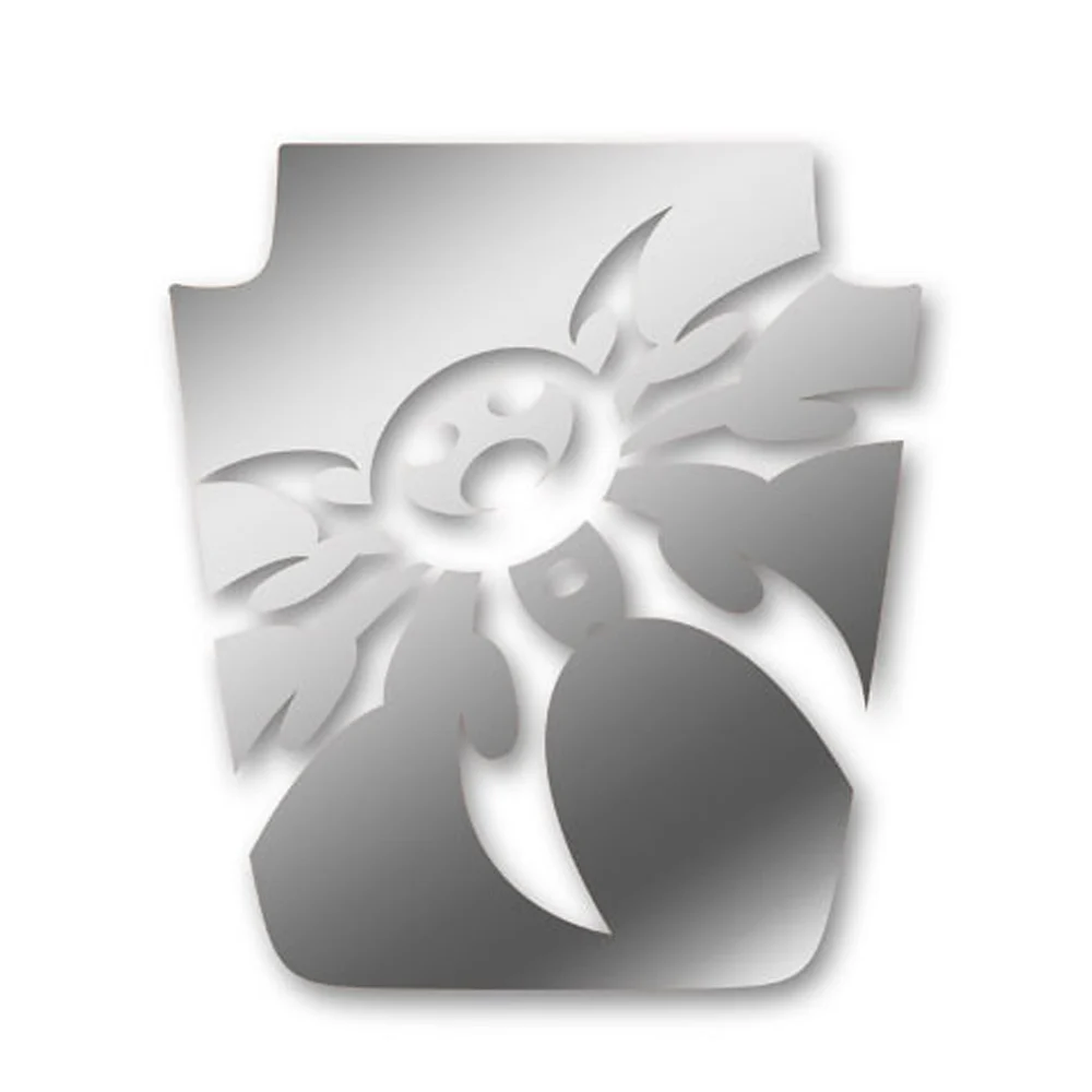 Hauben Dekor silberPoison Spyder