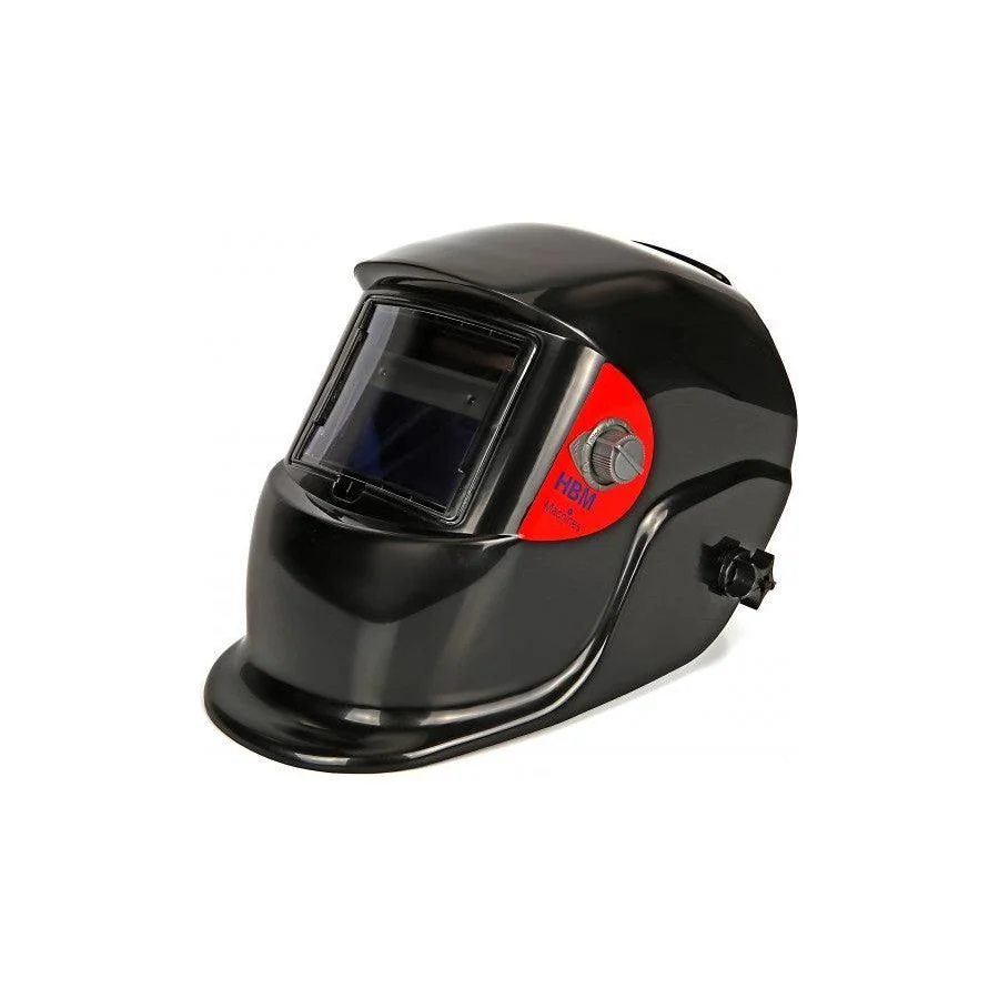 HBM Schweißhelm, Automatik-Schweißhelm Modell 8A in Schwarz