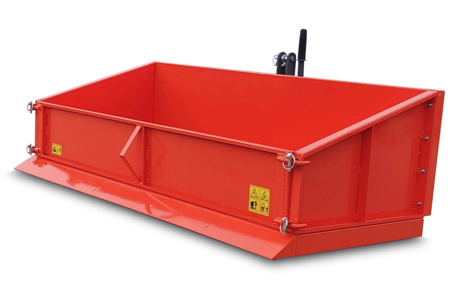 Heckcontainer Heckmulde | mechanisch kippbar | 1,20 m Arbeitsbreite