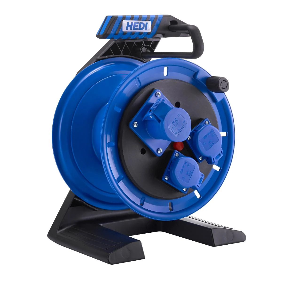 HEDI Vollkunststoff-Kabeltrommel Generation 7 Companion Ø 250 mm, leer Camping