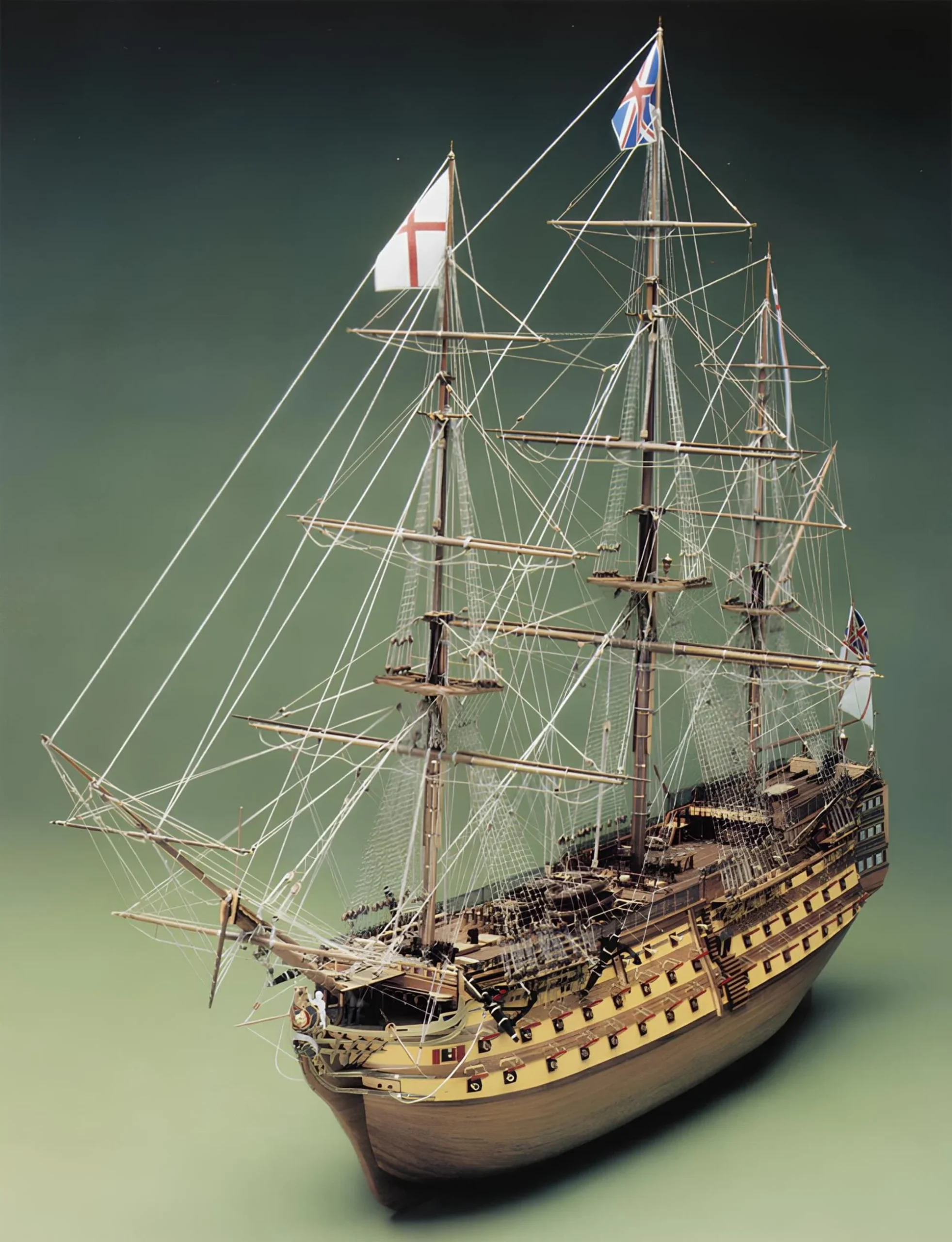 HMS Victory 1:78 Sergal Schiffsmodell - Detailgetreuer Baukasten