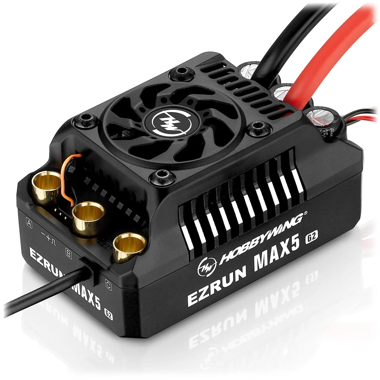 Hobbywing Ezrun MAX5 HV G2 Regler 250 Amp, 6-12s LiPo, BEC 8A