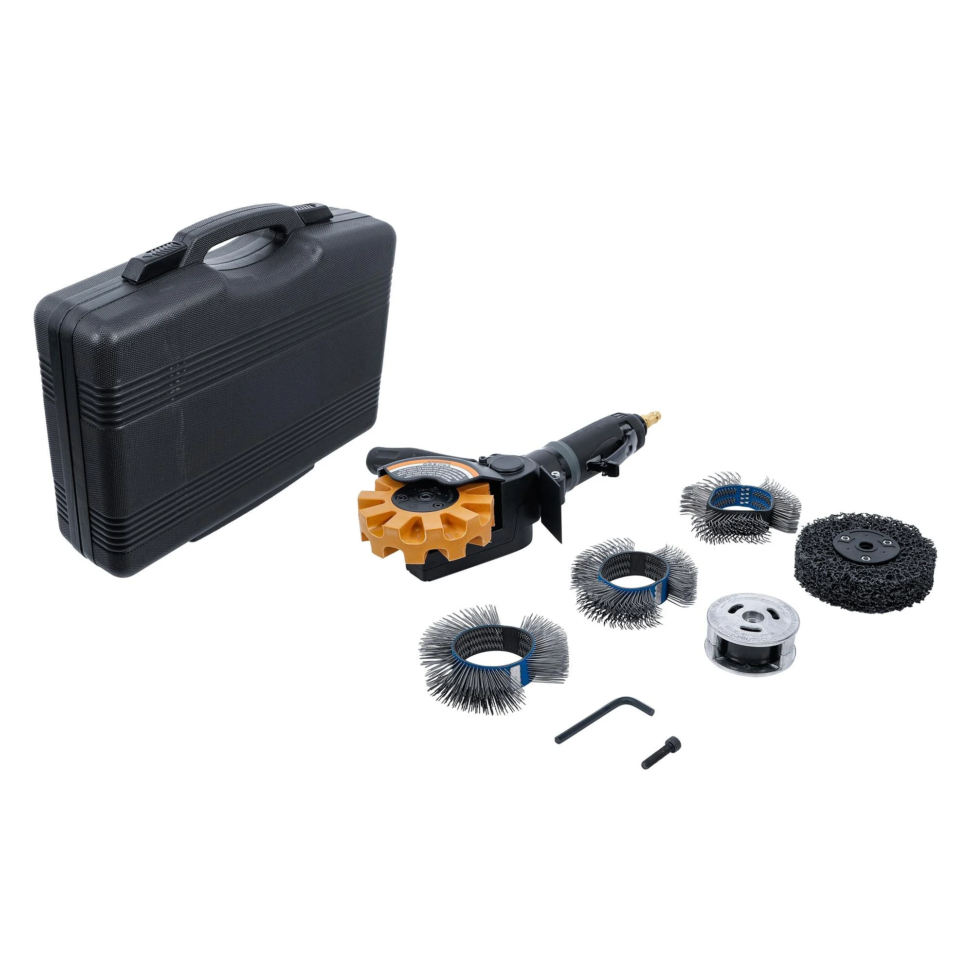 Druckluft-Radierer mit Anschluß für Absaugung