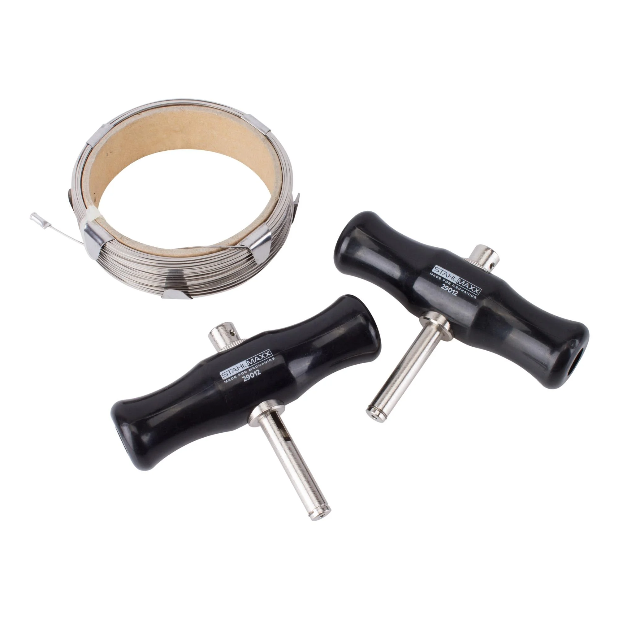 Zuggriffe/Ziehgriffe inkl. 50 m Autoscheiben-Vierkant-Draht