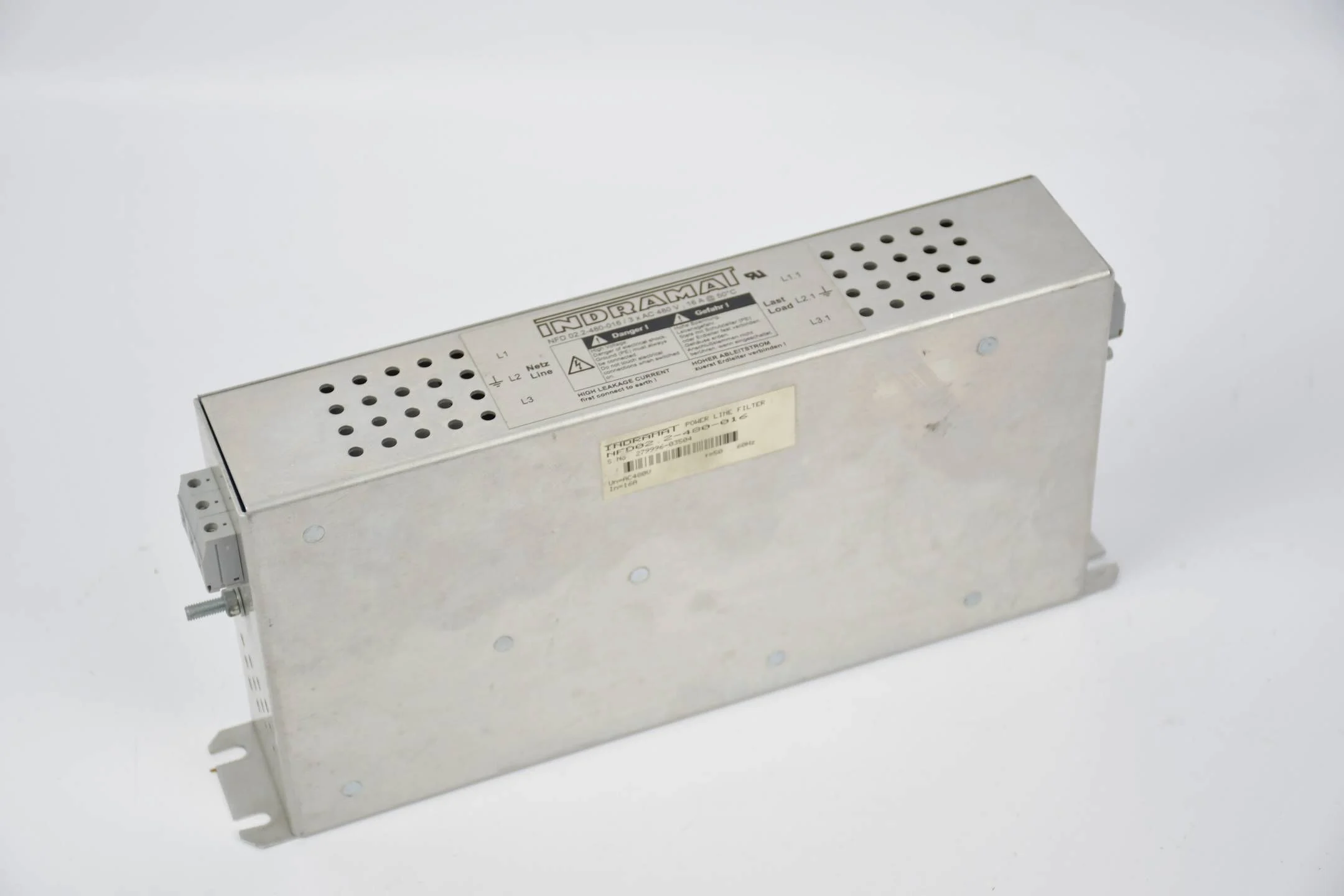 Indramat power line filter NFD 02.2-480-016