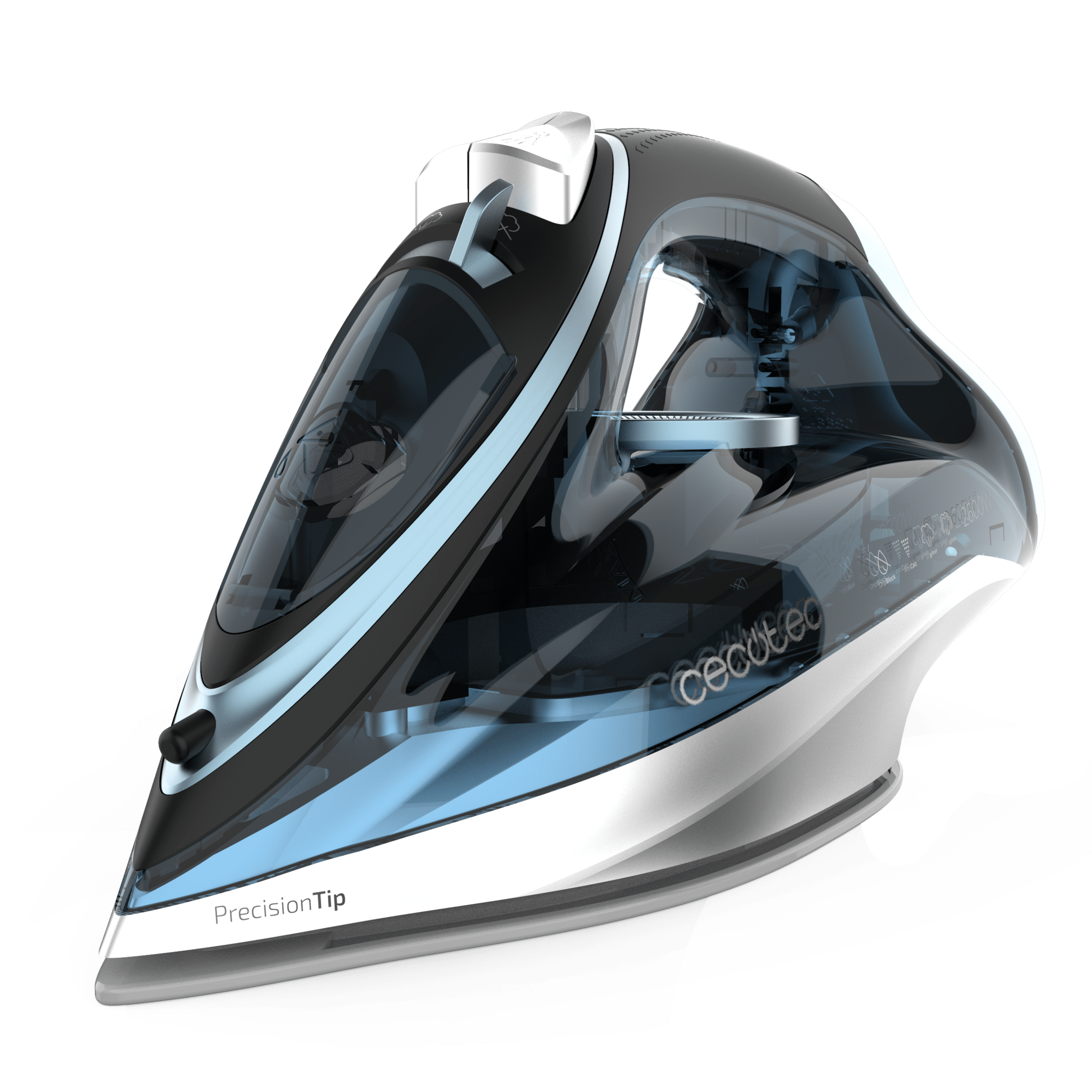 IronHero 2600 Vital Horizontal-Bügeleisen mit 2600 W, 200 g/min Dampfstoß und hochbeständiger Bügelsohle mit perfekter Gleitfähigkeit.