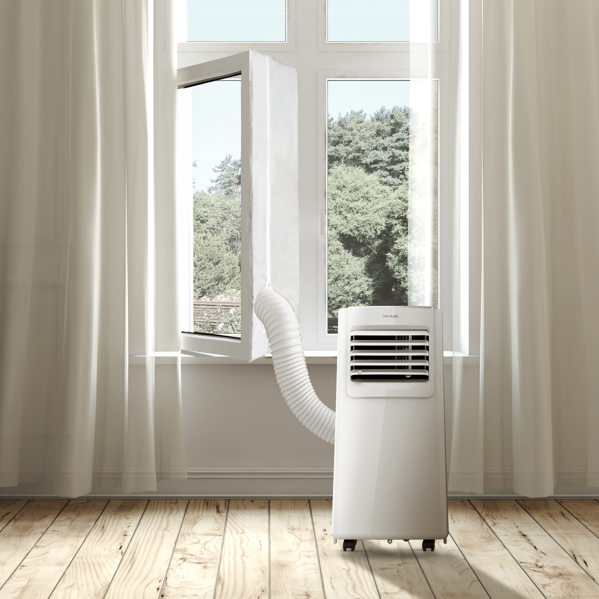 Isolierabdeckung 400 Dreh-Kippfenster-Isolierabdeckung 400 cm für mobile Klimaanlagen.