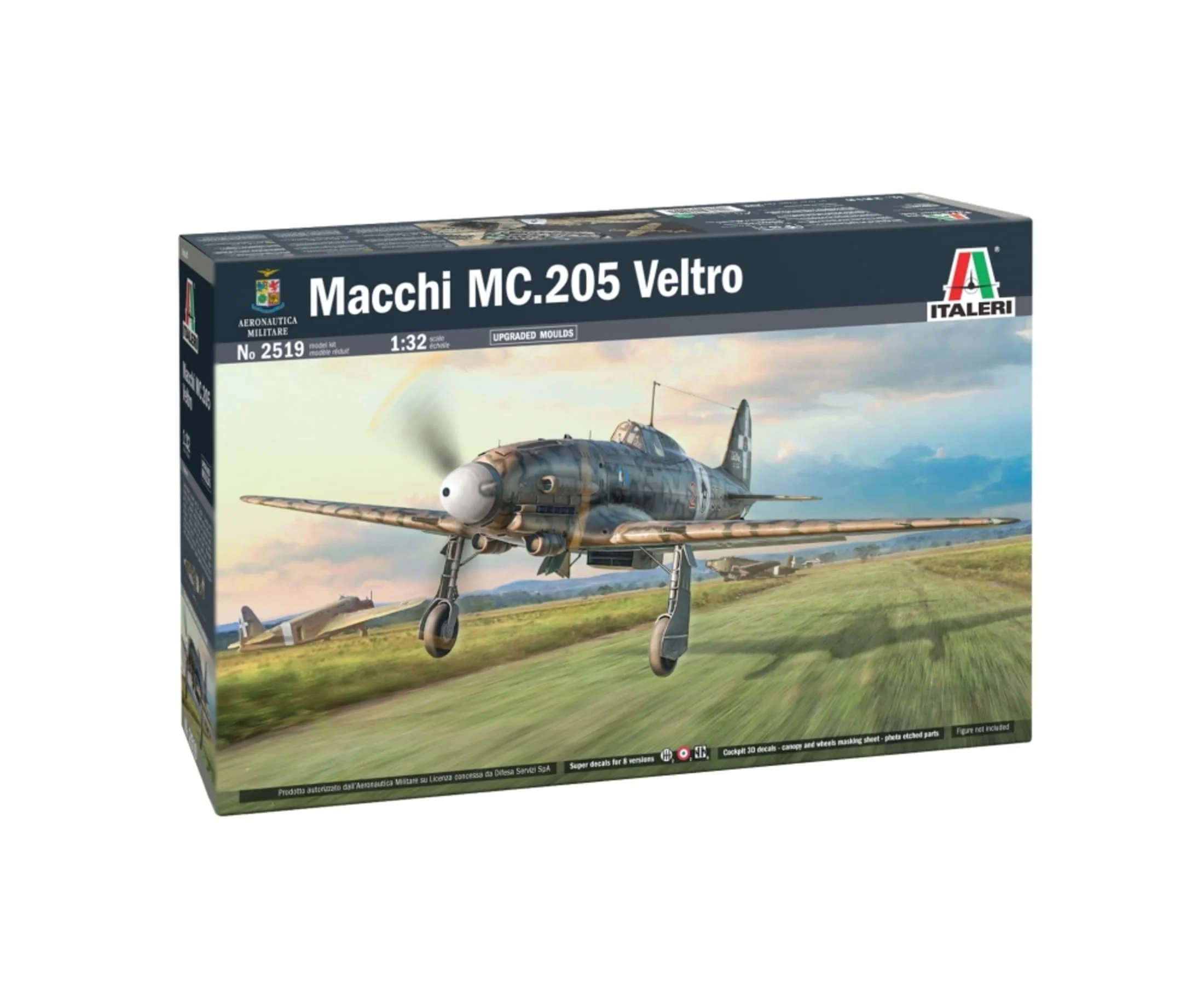 Italeri 1:32 Macchi MC.205 Veltro Plastik Modellbausatz