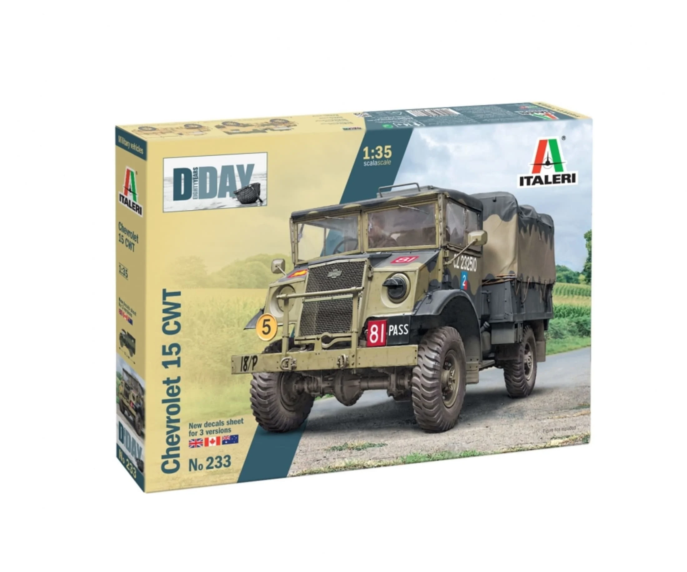 Italeri 1:35 Chevrolet 15 CWT Plastik Modellbausatz