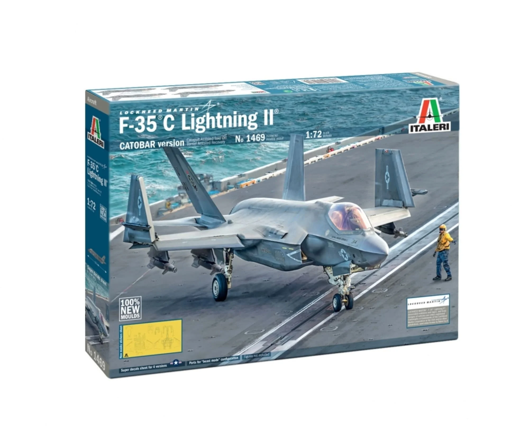 Italeri 1:72 F-35C Lightning II Plastik Modellbausatz