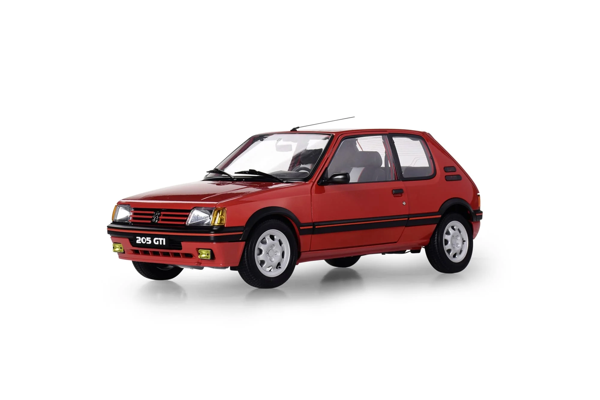 IXO Peugeot 205 GTI 1:8 Modellauto Metall Bausatz mit Licht und Sound