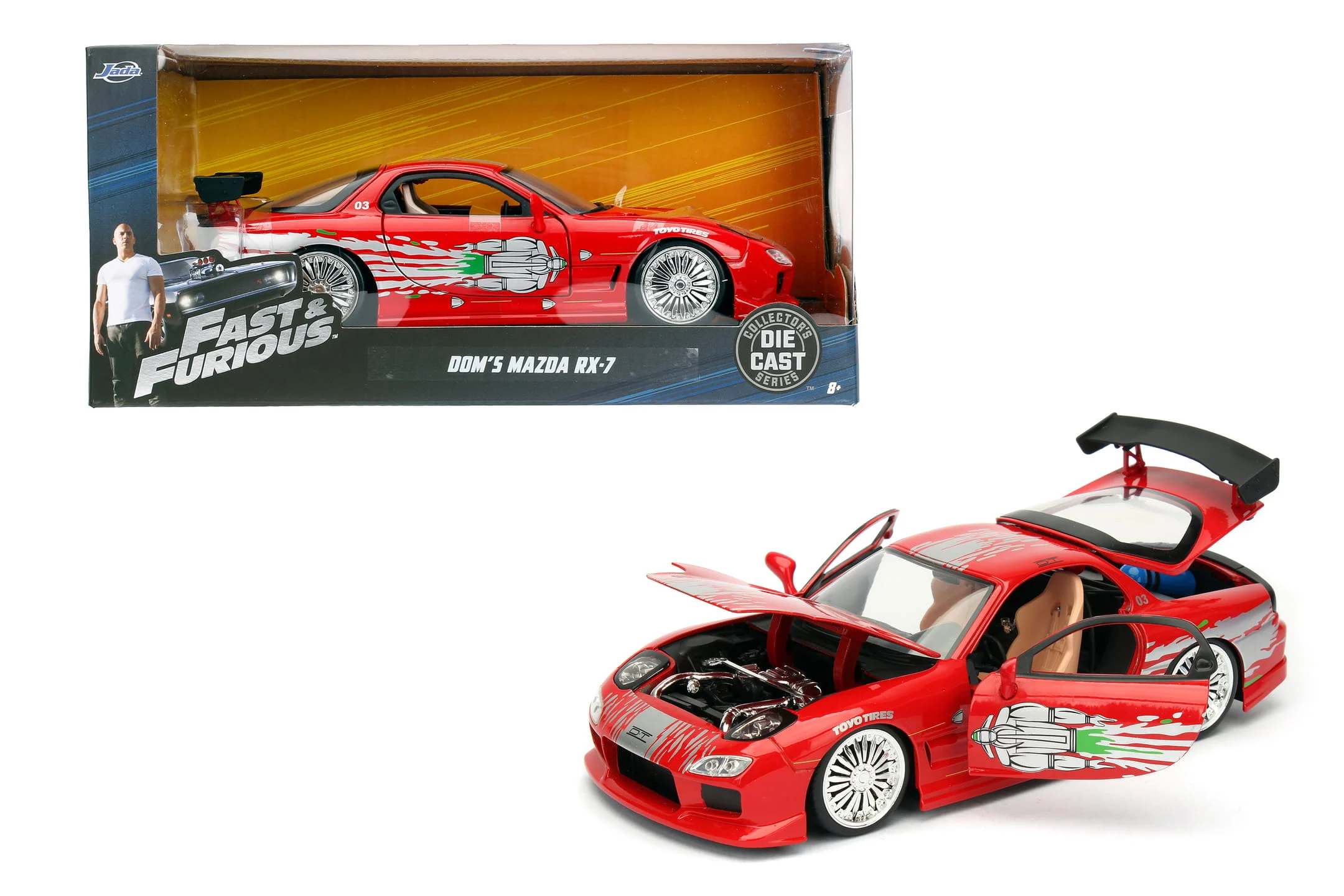 Jada Toys Fast & Furious Mazda RX-7 1993 1:24 - Modellauto